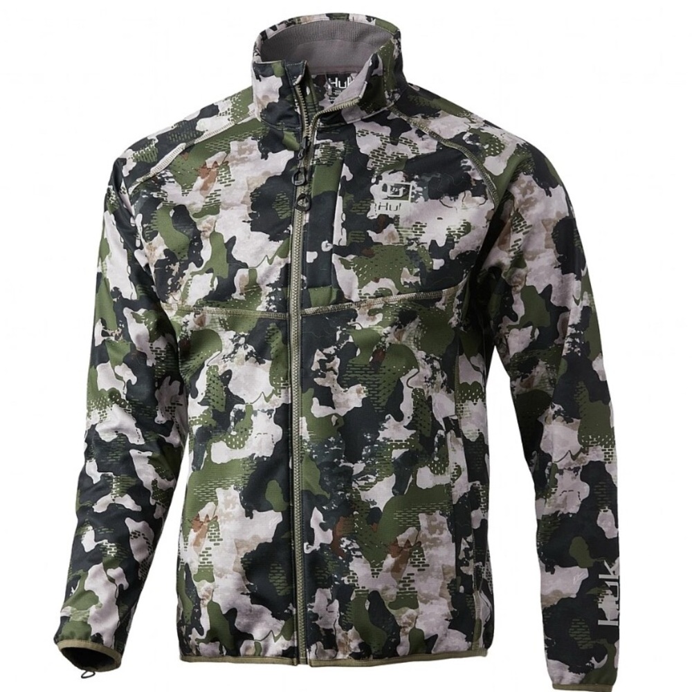 HUK Icon X Soft Shell Camo Jacket H4000099-973 Hunt Club Camo